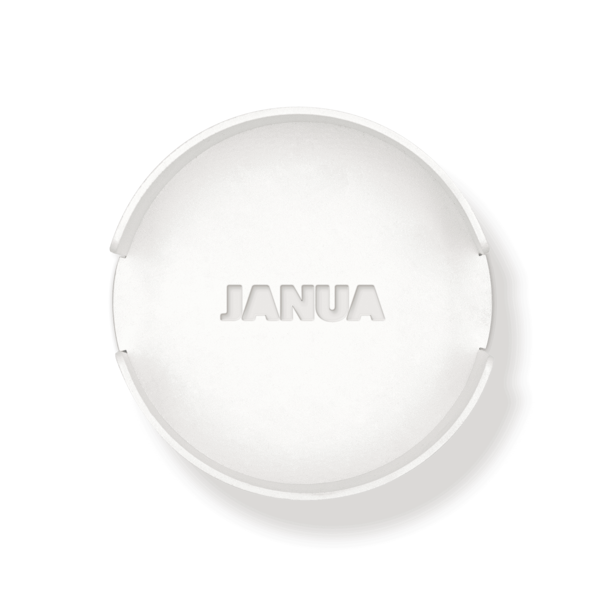 Untersetzer Leder / RAL 9016 Verkehrsweiss