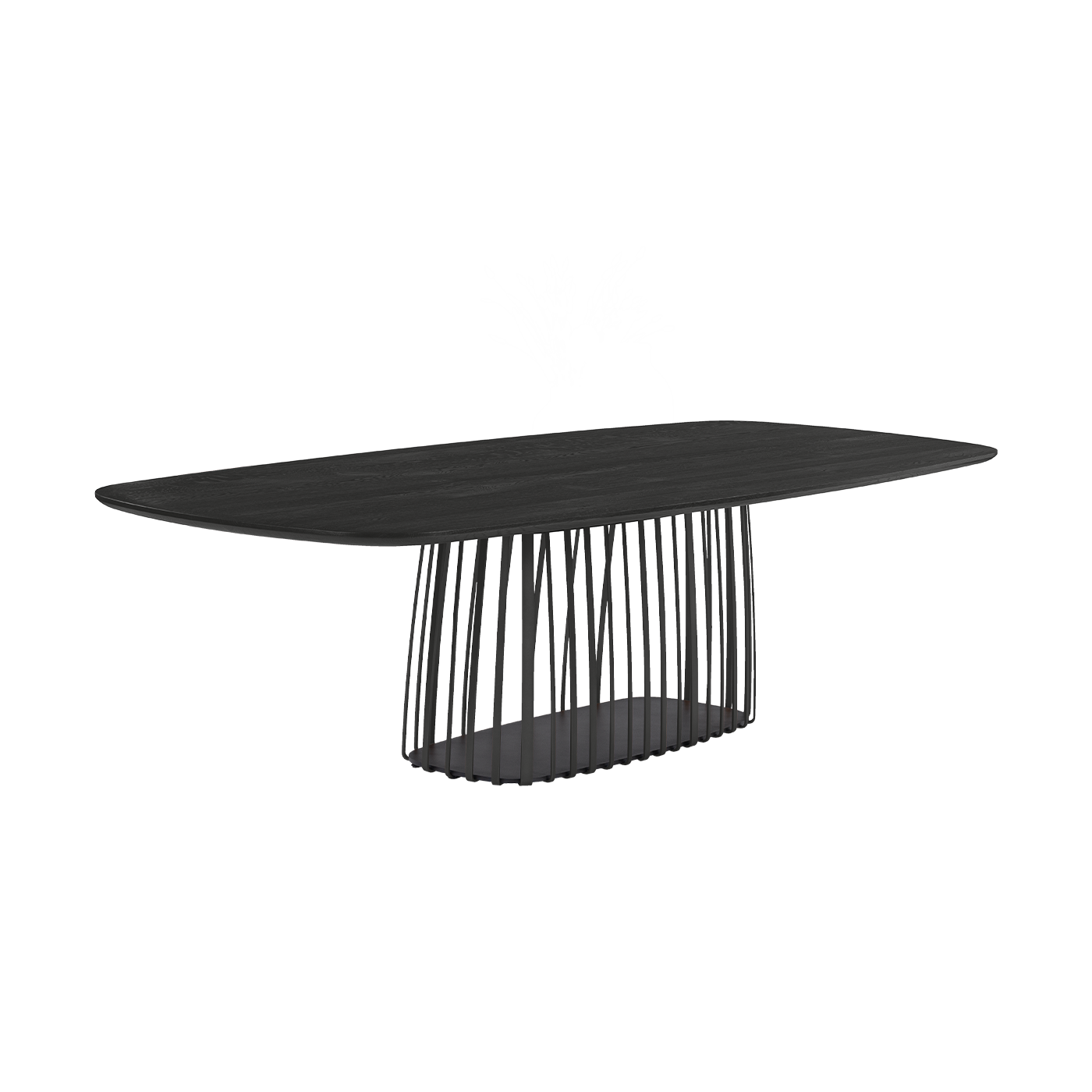 BC 07 Basket Tisch bootsform| 180 x 100 x 75 cm