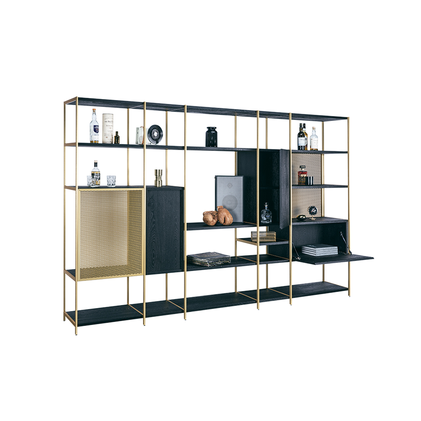 BC06 Regalsystem | 302 x 45 x 194 cm